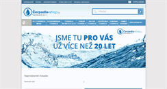 Desktop Screenshot of cerpadla-shop.cz